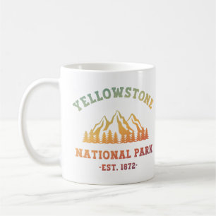 Mug Parc national de Yellowstone Randonnée rayonnant C