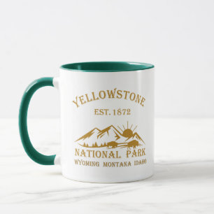 Mug Parc national de Yellowstone vintage