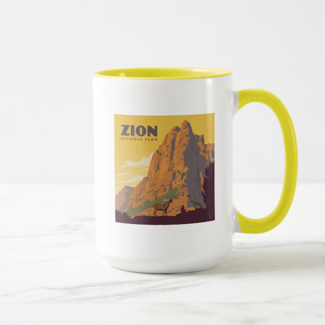 Mug Parc national de Zion | Ram (Droite)