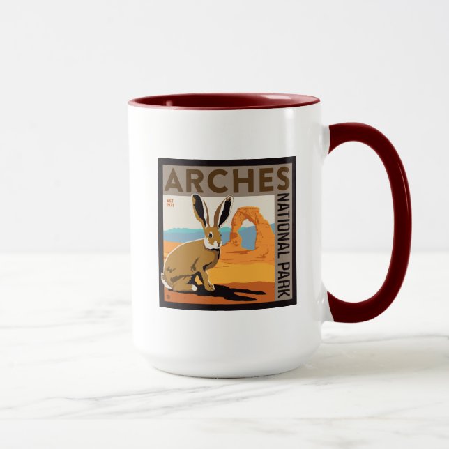 Mug Parc national des Arches, Utah | Jacklapin (Droite)