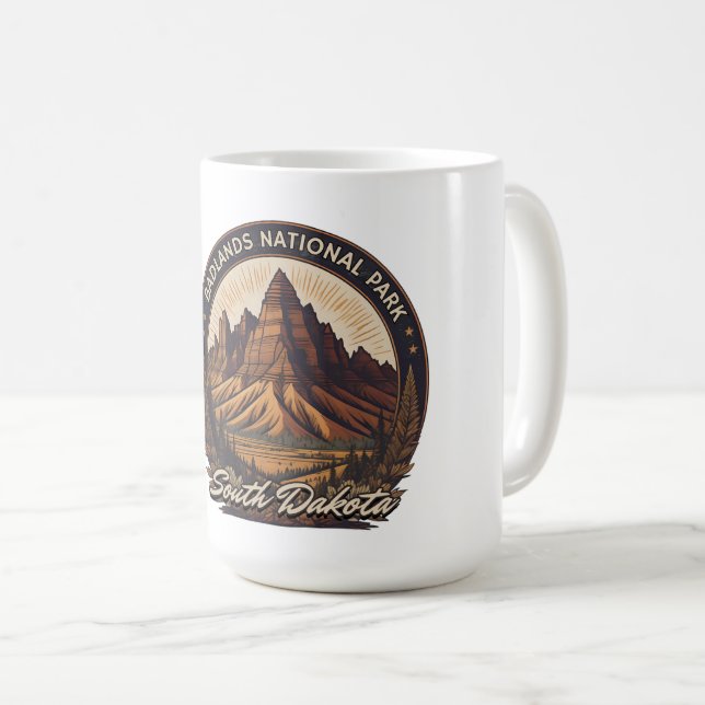 Mug Parc national des Badlands Route du dakota du Sud (Devant droit)