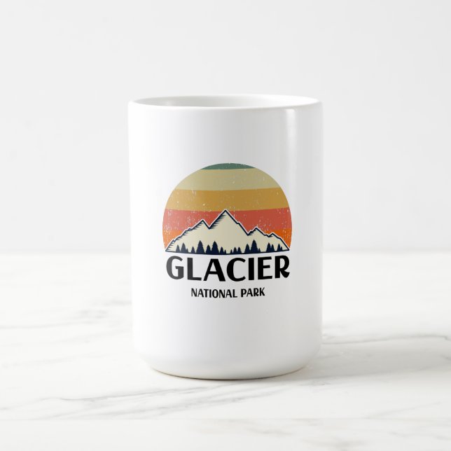 Mug Parc national du Glacier vintage (Centre)