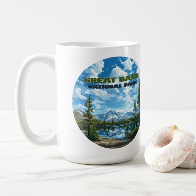 Mug Parc national du Grand Bassin Nevada Wheeler Peak (Avec donut)