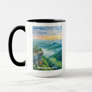 Mug Parc national du Rocher de Shenandoah Peinture aqu