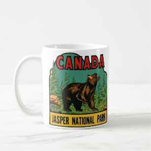 Mug Parc national Jasper Vintage voyage Canada