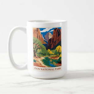 Mug Parc national vintage Zion Monts Utah