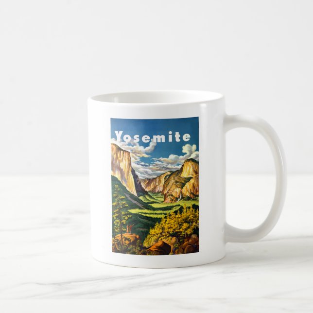 Mug Parc national Yosemite Art de voyage (Droite)