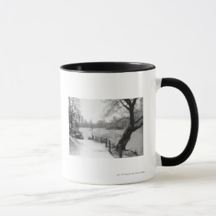Mug Parc urbain avec le lac tranquille