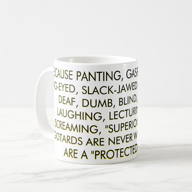 MUG "PARCE QUE !" (Devant gauche)