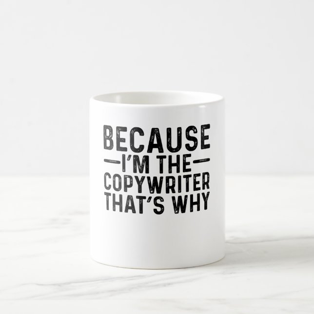 Mug Parce que je suis le rédacteur en chef C'est pourq (Centre)