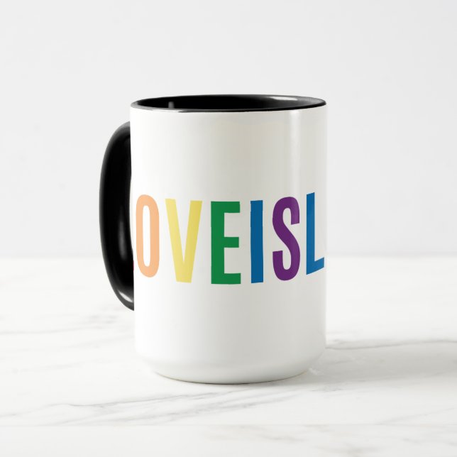 Mug Parce que l'amour est l'amour (Devant gauche)