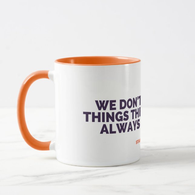 Mug Parent de démarrage : Valeur de base n° 7 (Gauche)
