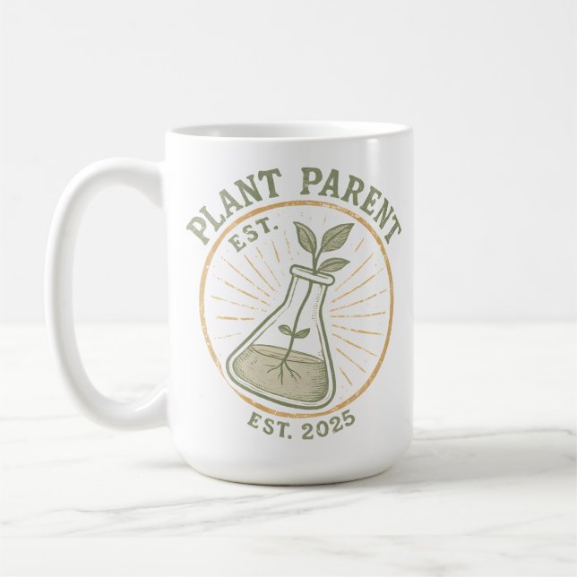 Mug Parent de Plantes Établi (Gauche)