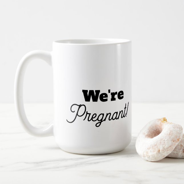 Mug Parents-to-be Faux Lace (Avec donut)
