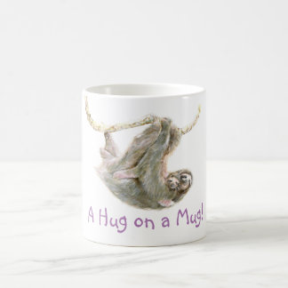 Mug Paresse, bébé avec la maman "une étreinte sur une