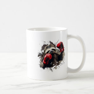 Mug Paresseux de boxe avec gants de boxe Kickboxing Dr