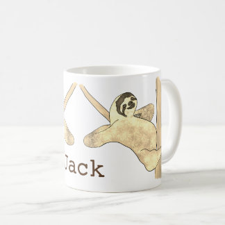 Mug Paresseux drôle dans l'arbre humour animal détendu