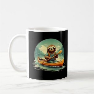 Mug Paresseux en kayak amateur de canoë drôle d'animau