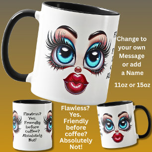 Mug Parfait ?  Ajouter un nom Message, Yeux Merveilleu