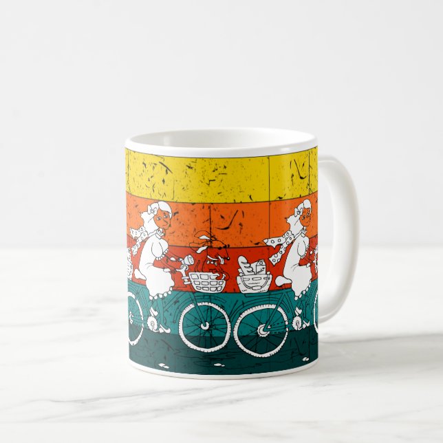 Mug Parfait pour les amateurs de vélo et les amateurs  (Devant droit)