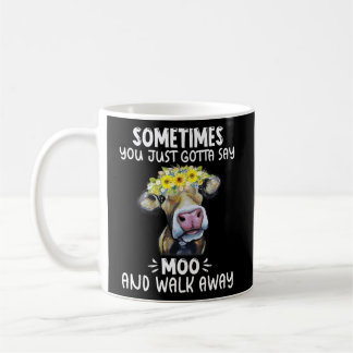 Mug Parfois, Il Faut Juste Dire Moo Et Partir De Vache