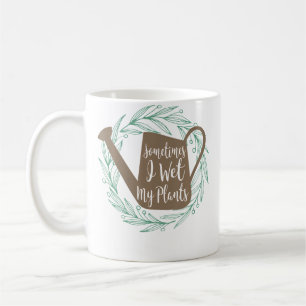 Mug Parfois, j'arrose mes plantes de jardinage