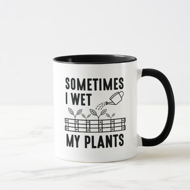 Mug Parfois, je regarde mes Plantes (Droite)