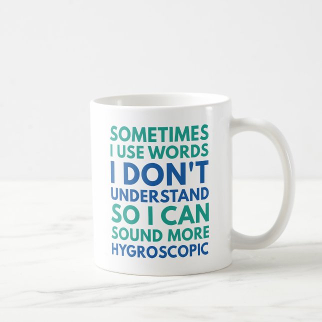 Mug Parfois, J'Utilise Des Mots (Droite)