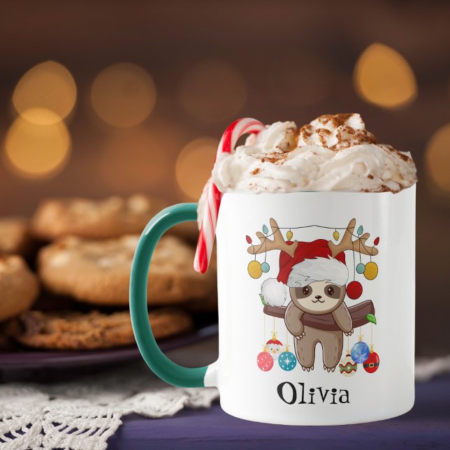 Mug Parfum mignon personnalisé, Chapeau de Père Noël,  (Créateur téléchargé)