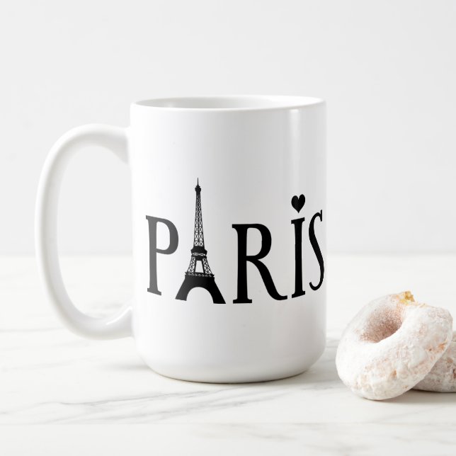 Mug Paris - Art Graphique (Avec donut)