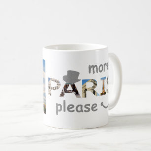 Mug Paris Attractions Plus Paris S'il vous plaît Parti