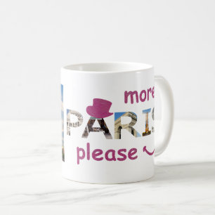Mug Paris Attractions Plus Paris S'il vous plaît Parti