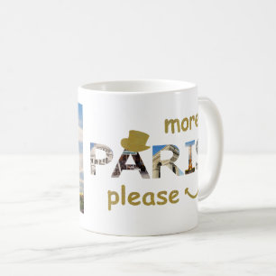 Mug Paris Attractions Plus Paris S'il vous plaît Parti