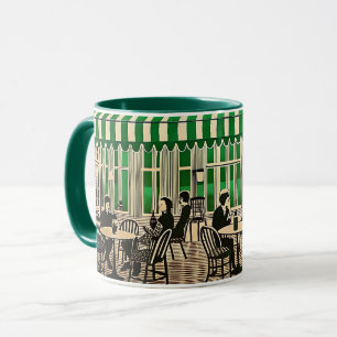 Mug Paris Café cadeau style optique minimal