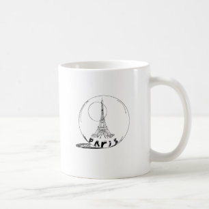 Mug paris dans une boule de verre