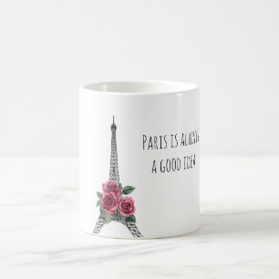 Mug Paris est toujours une bonne idée Tour Eiffel Rose