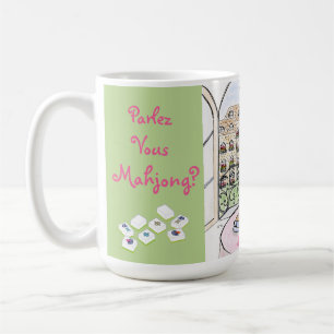 Mug Paris et tour Eiffel MAHJONG fantaisiste