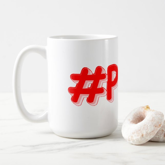 Mug "#Paris" Joli Design. Commandez dès maintenant  (Avec donut)