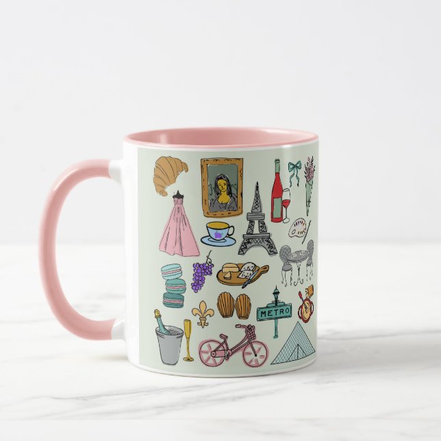 Mug Paris romantique (Gauche)