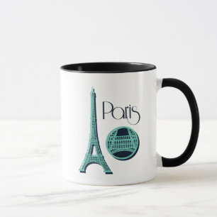 Mug Paris Teal