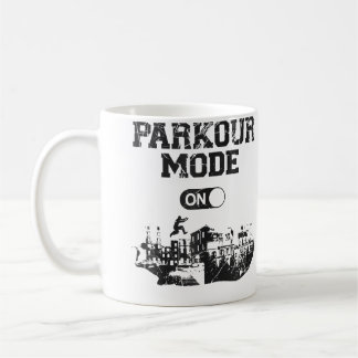 Mug Parkour Course Libre Traceur Vintage Mode Parkour
