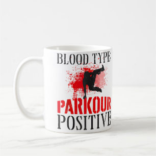 Mug Parkour Free Running Traceur Vintage Groupe Sangui