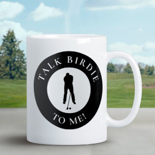 Mug Parle Oiseau À Moi Silhouette de golfeur drôle Noi