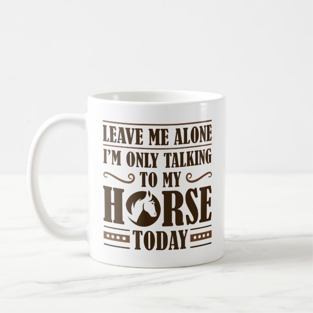 Mug Parler À Mon Cheval (Gauche)
