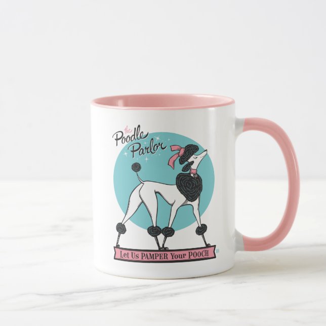 Mug Parlure de caniche (Droite)