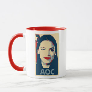 Mug Parodie politique d'affiche de l'Alexandrie Ocasio