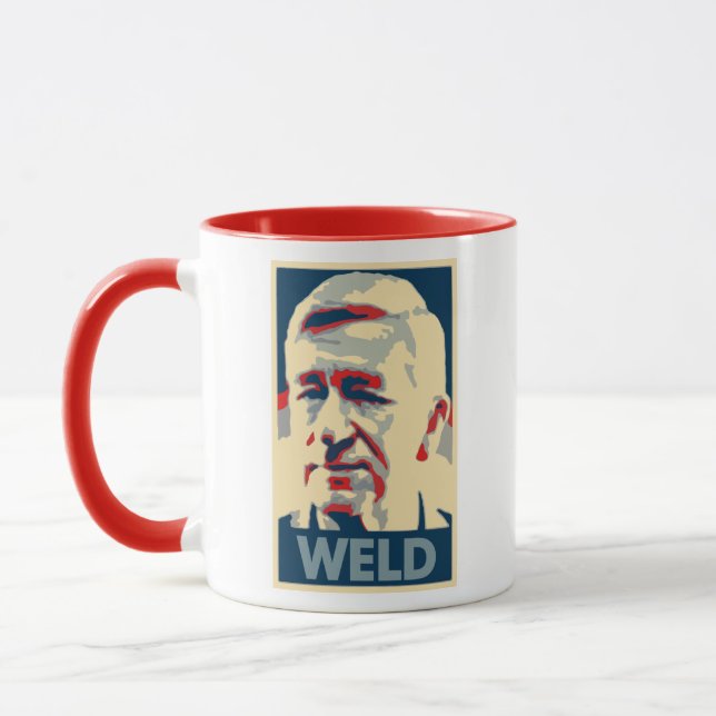 Mug Parodie politique d'affiche de soudure de Bill (Gauche)