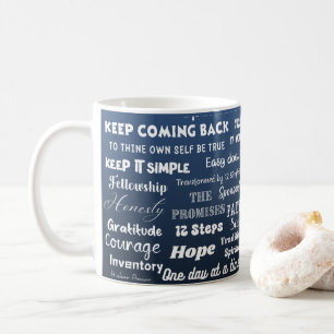 Mug Paroles et slogans de rétablissement en 12 étapes