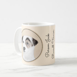 Mug Parson Jack Russell Terrier Peinture - Chien Art