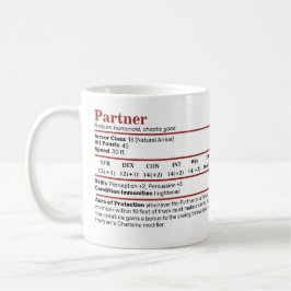 Mug Partenaire DnD Stat Genre Neutre